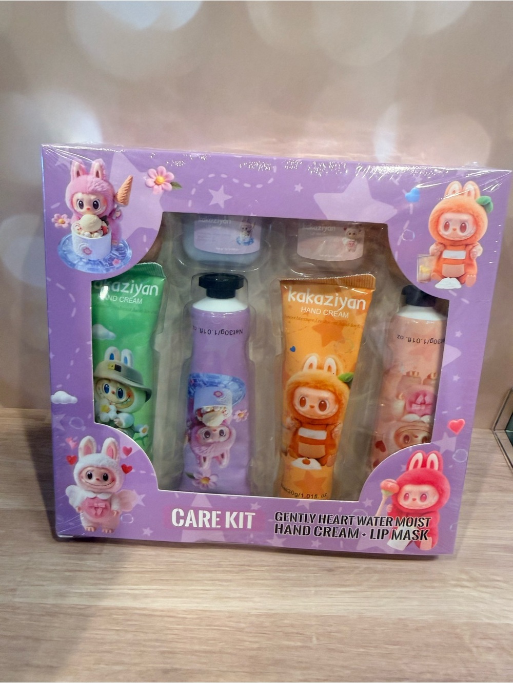 Kids Hand Cream & Lip Mask Care Kit – Purple Variety